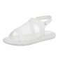 Damen Flache Sandalen - white Gr. 41