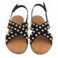 Damen Flache Sandalen - black