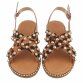 Damen Flache Sandalen - leopard