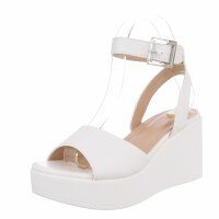 Damen Keilsandaletten - white
