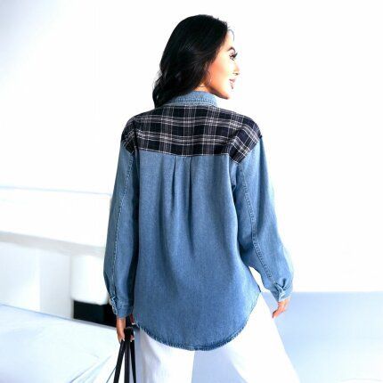 Damen Jeansjacke von Laulia - blue