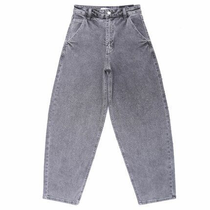 Damen High Waist Jeans von Laulia - grey