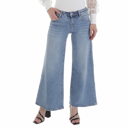 Damen Bootcut Jeans von Laulia Gr. XL/42 - blue