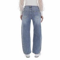 Damen High Waist Jeans von Laulia - blue