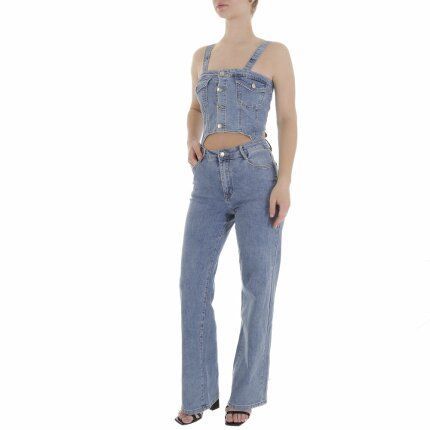 Damen Langer Jumpsuit von Laulia - blue