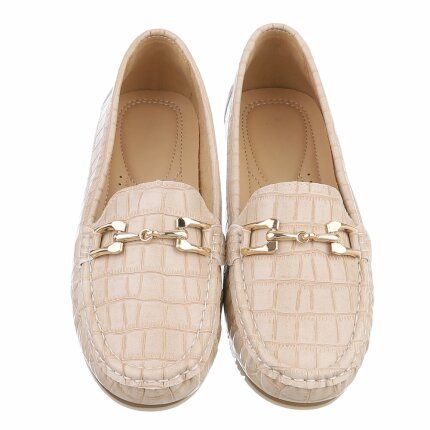 Damen Mokassins - beige