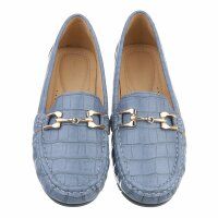 Damen Mokassins - blue