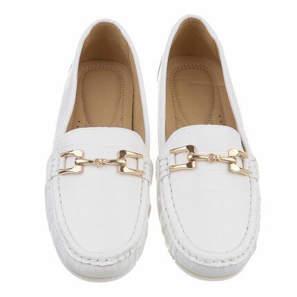 Damen Mokassins - white