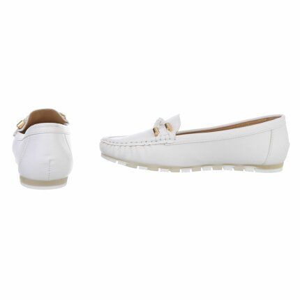 Damen Mokassins - white