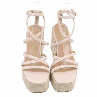 Damen Keilsandaletten - beige