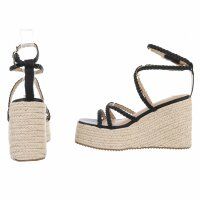 Damen Keilsandaletten - black