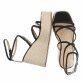 Damen Keilsandaletten - black