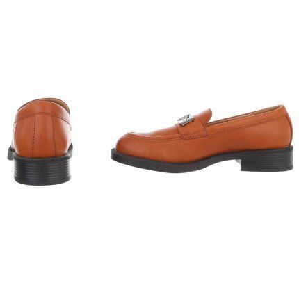 Damen Slipper - camel