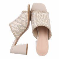 Damen Sandaletten - beige