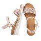 Damen Keilsandaletten - beige