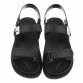Damen Keilsandaletten - black