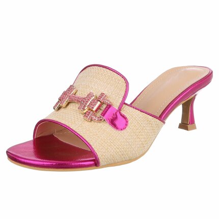 Damen Sandaletten - fushia Gr. 38