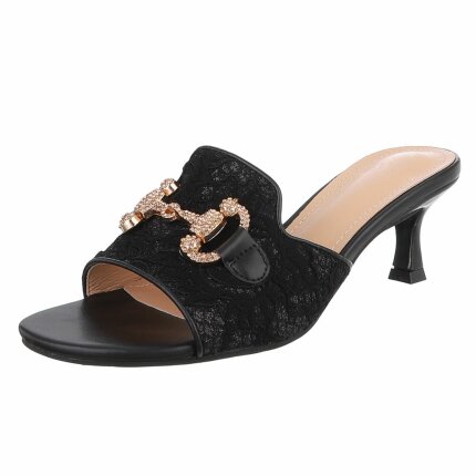 Damen Sandaletten - black - 12 Paar