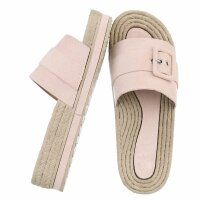 Damen Keilsandaletten - beige