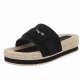 Damen Pantoletten - black - 12 Paar
