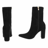 Damen High-Heel Stiefeletten - black
