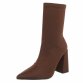 Damen High-Heel Stiefeletten - brown Gr. 36