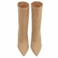 Damen High-Heel Stiefeletten - khaki