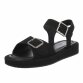 Damen Keilsandaletten - black - 12 Paar