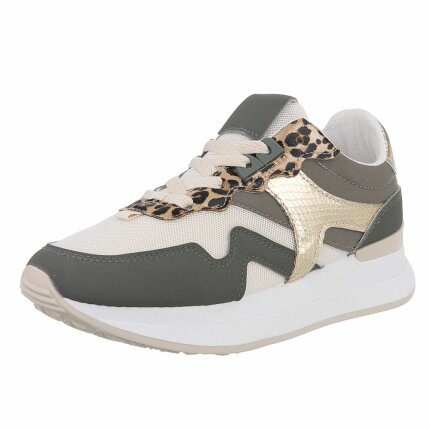 Damen Low-Sneakers - green Gr. 37