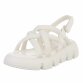 Damen Keilsandaletten - white - 12 Paar