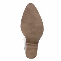 Damen Western- & Bikerboots - beigepu