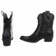 Damen Western- & Bikerboots - blackpu