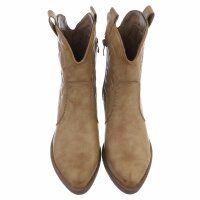 Damen Western- & Bikerboots - khakipu