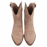 Damen Western- & Bikerboots - nudesuede