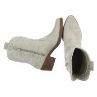 Damen Western- & Bikerboots - olivesuede