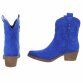 Damen Western- & Bikerboots - sapphirebluesuede