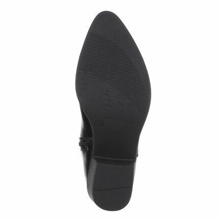 Damen Western- & Bikerboots - blackpu