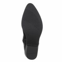 Damen Western- & Bikerboots - blackpu