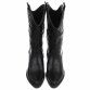 Damen Western- & Bikerboots - blackpu