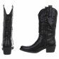 Damen Western- & Bikerboots - blackpu