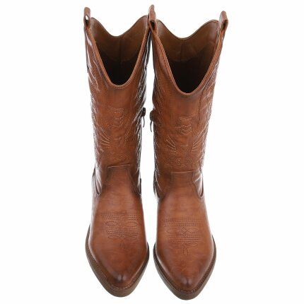 Damen Western- & Bikerboots - camelpu
