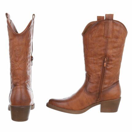 Damen Western- & Bikerboots - camelpu