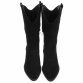 Damen Western- & Bikerboots - blacksuede
