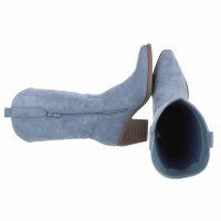 Damen Western- & Bikerboots - blue