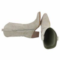 Damen Western- & Bikerboots - olivesuede