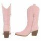 Damen Western- & Bikerboots - pinksuede