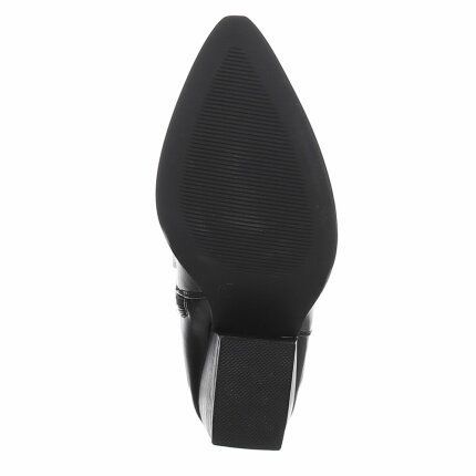 Damen Western- & Bikerboots - blackpu