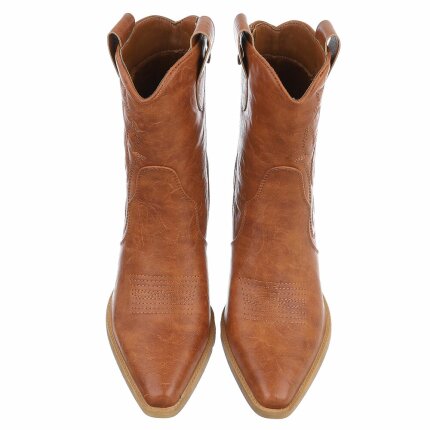 Damen Western- & Bikerboots - camelpu
