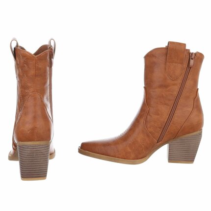 Damen Western- & Bikerboots - camelpu