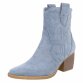 Damen Western- & Bikerboots - bluesuede Gr. 41